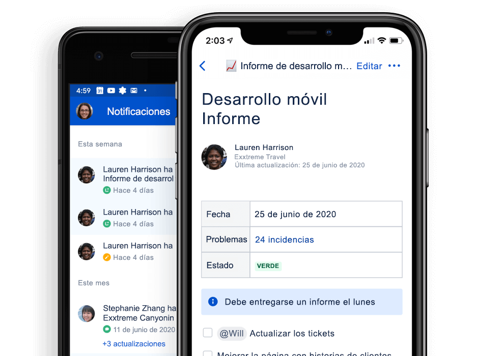 Captura de pantalla de móvil