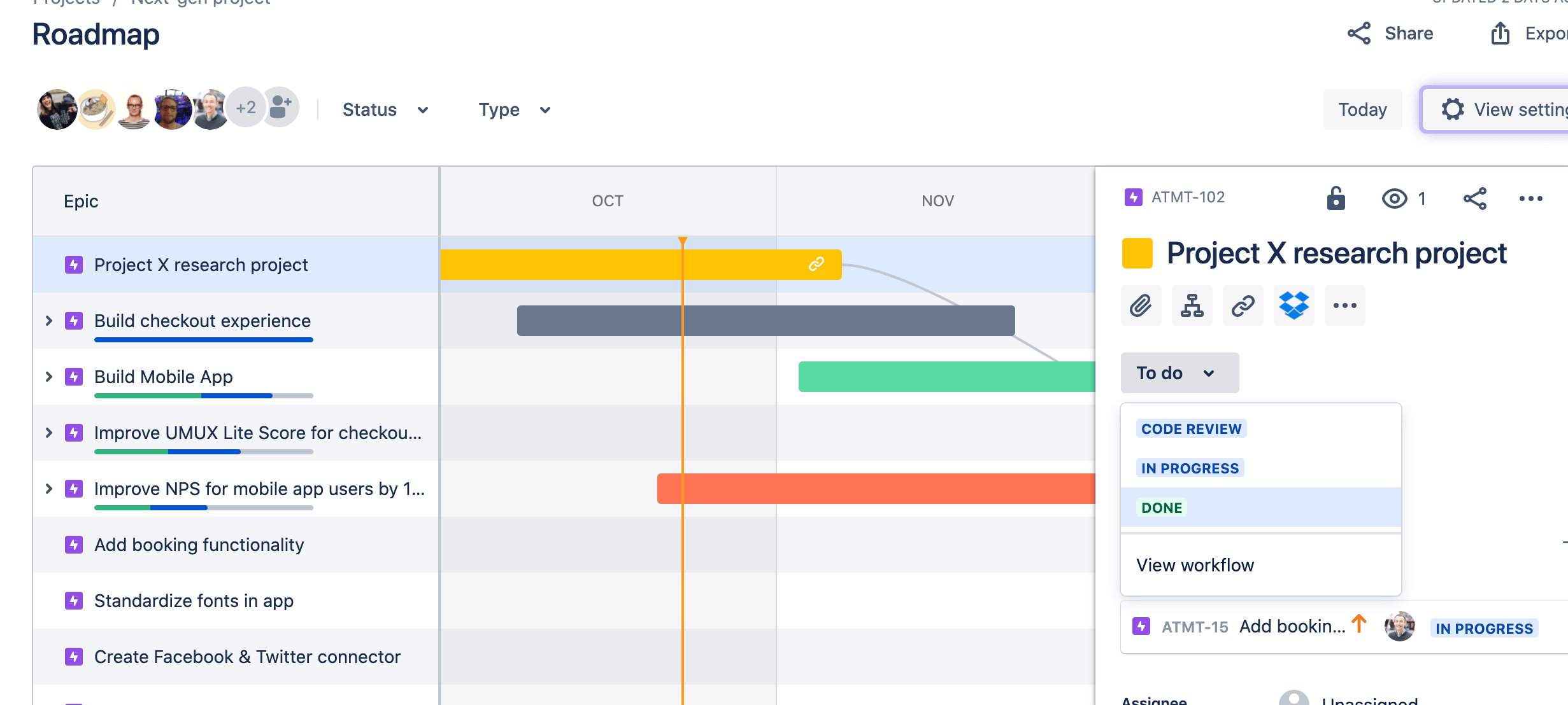 какое назначение у связи epic link jira