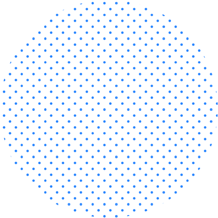 un cerchio formato da punti