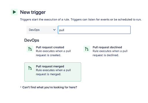 Passaggio 2 nell'aggiunta di un'automazione utilizzando Jira