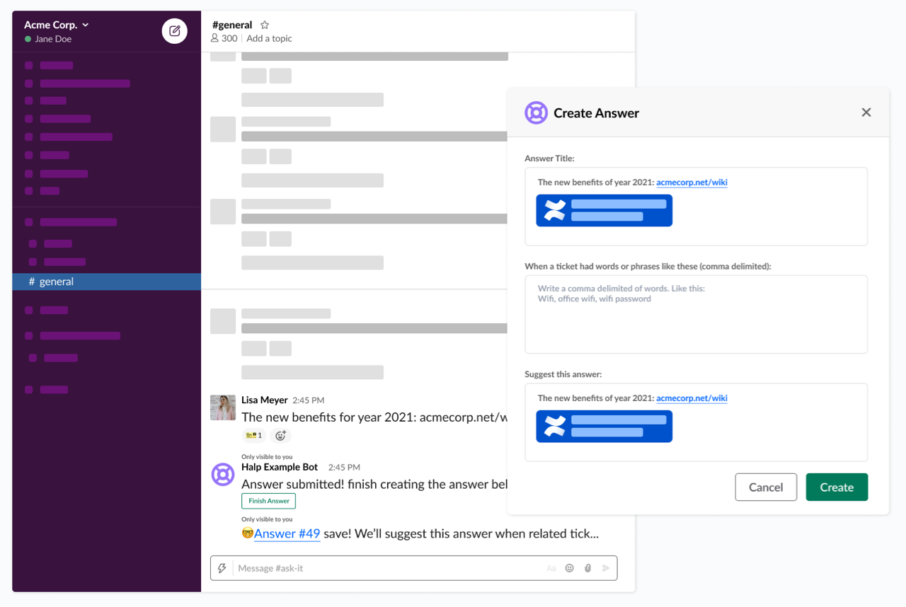 Confluence component