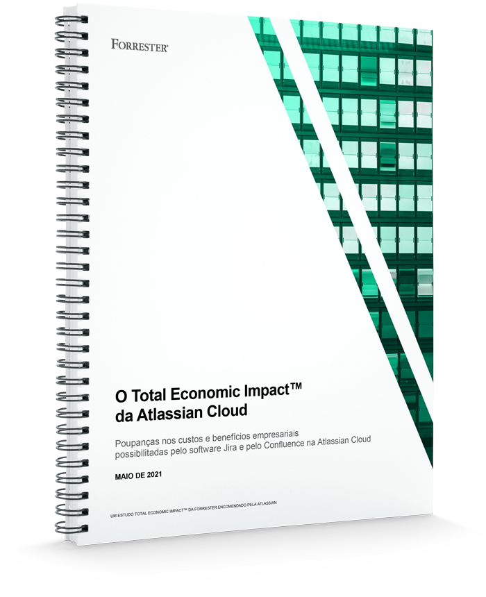 Total economic impact of Atlassian Cloud whitepaper cover