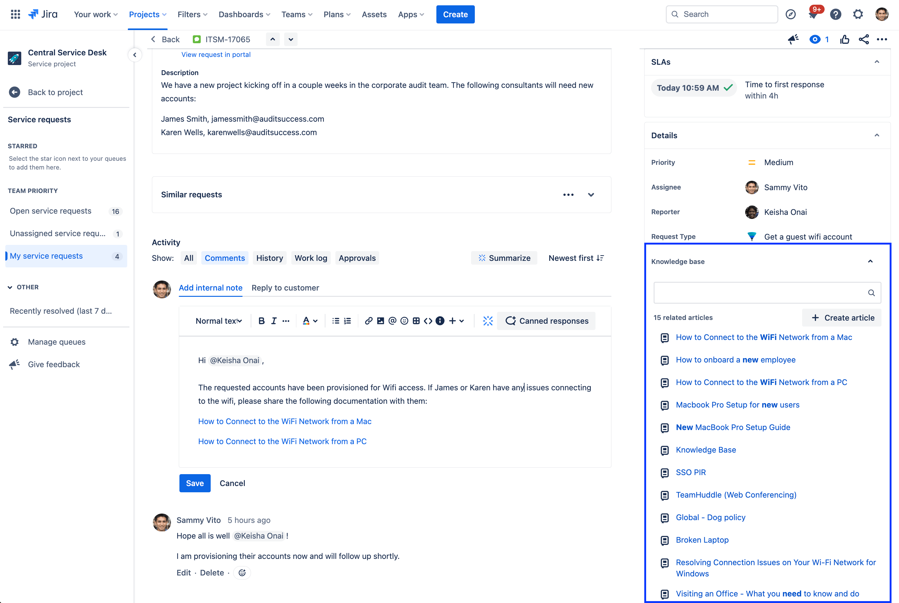 AI feature guide | Jira Service Management | Atlassian