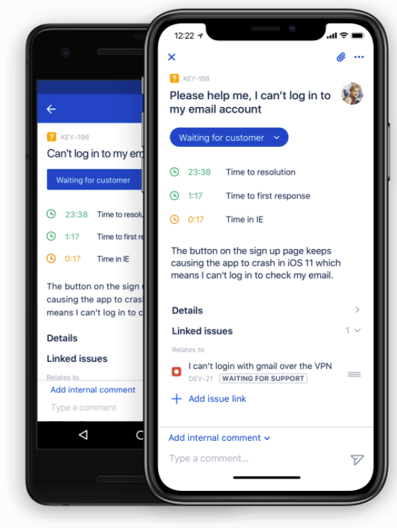 Jira Service Management Mobile App