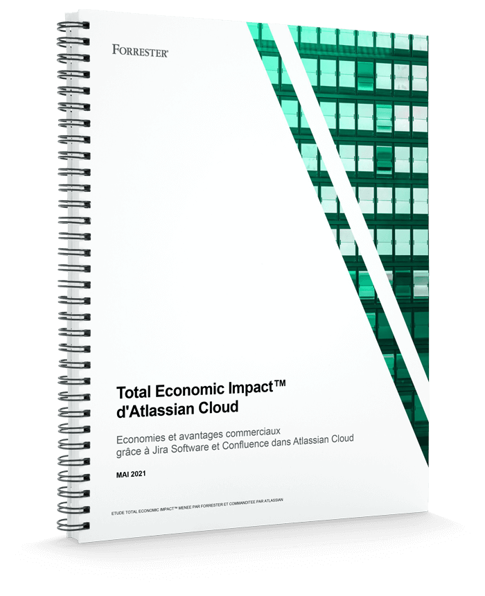 Couverture du livre blanc « Total Economic Impact™ d'Atlassian Cloud »