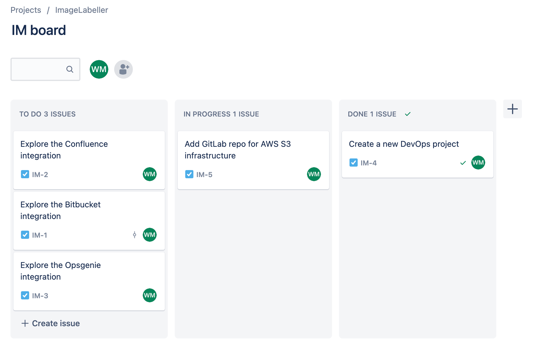 Tworzenie nowego zgłoszenia na tablicy w Jira Software