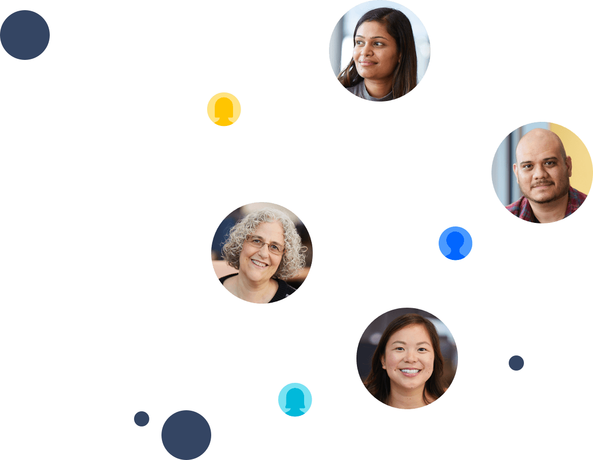 Headshot photos of employees