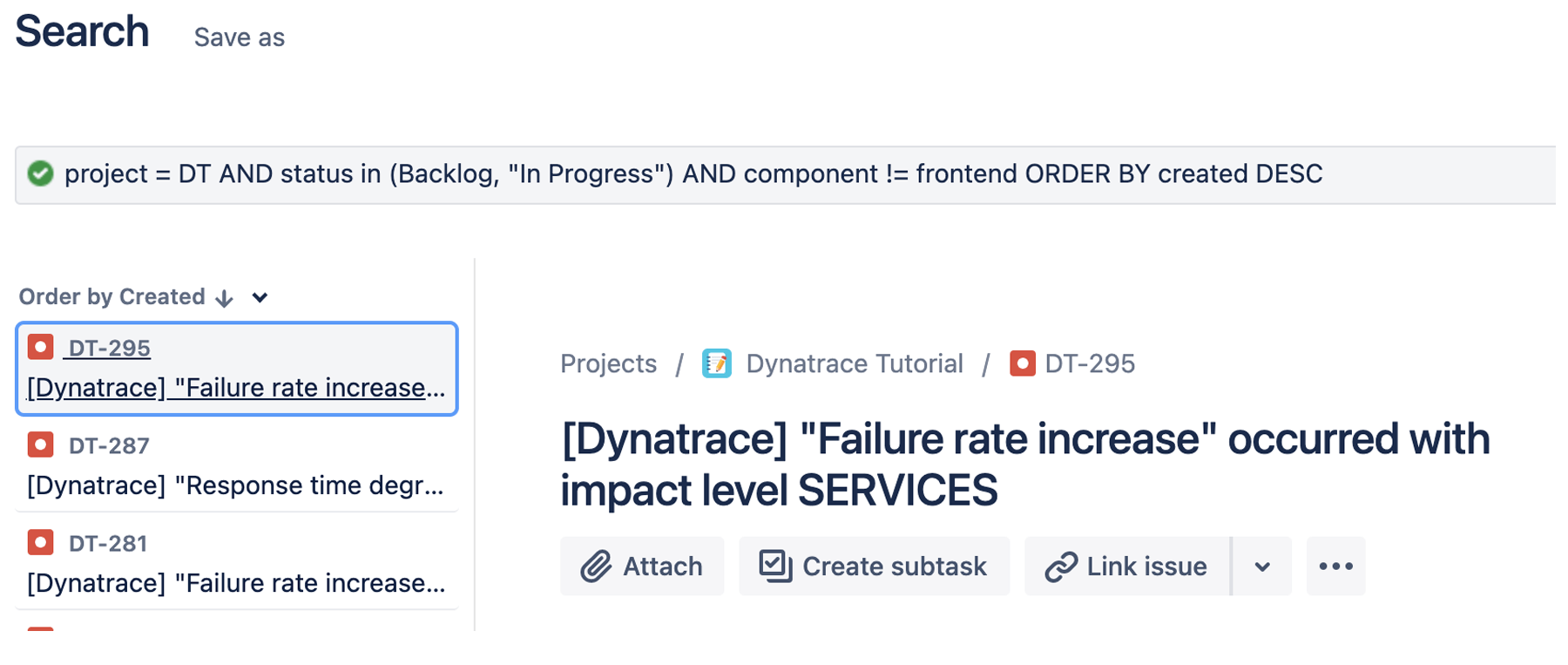 Consulta retornado um item