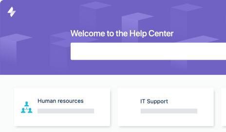 Eenvoudiger Jira Service Management-menu