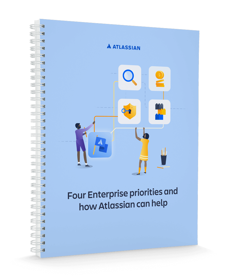 For Enterprise priorities and how Atlassian tools can help cover page