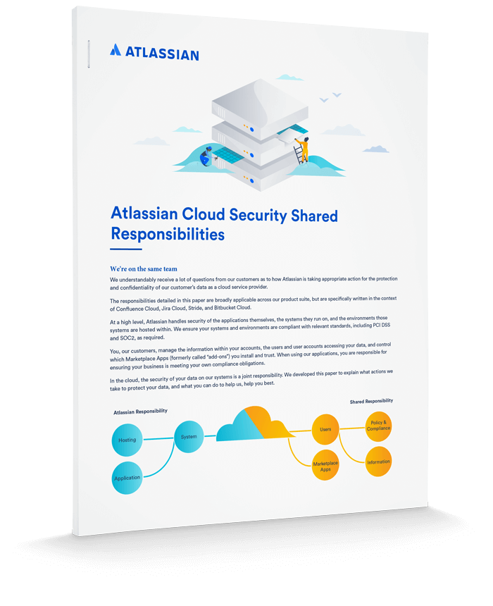 Atlassian Cloud Security Shared Responsibilities