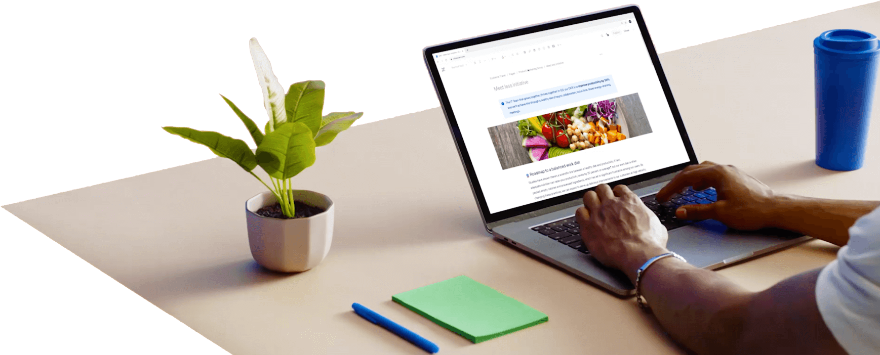 Confluence-Benutzer bei der Zusammenarbeit mit Kollegen