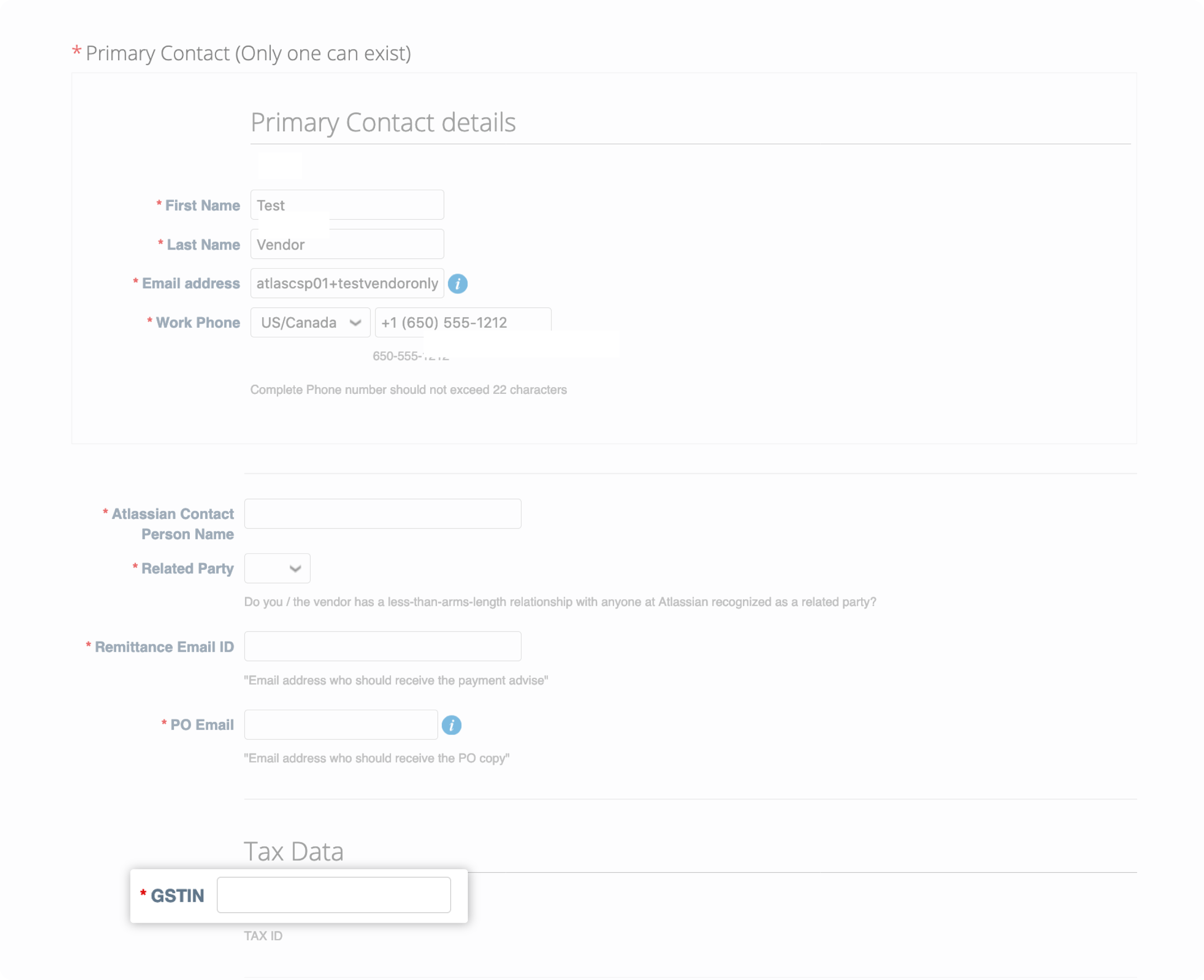 India tax form