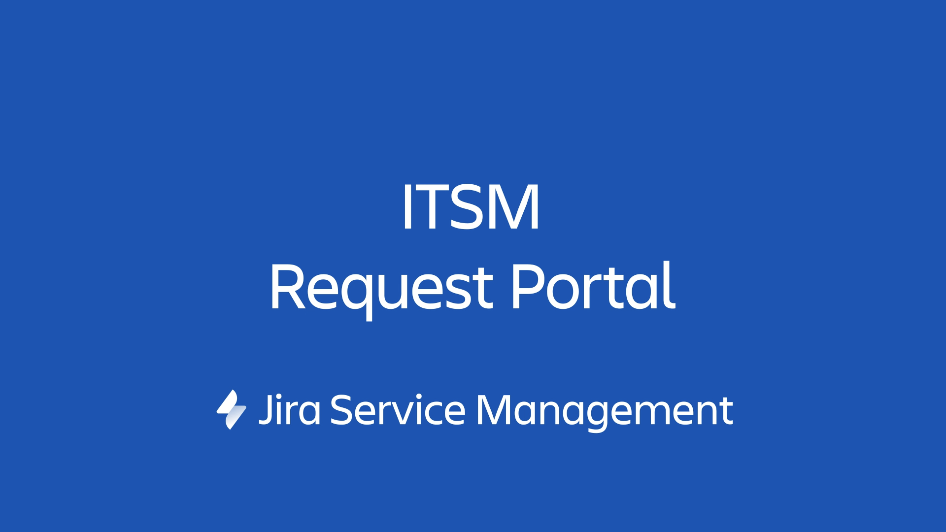 Portail de demande ITSM sur Jira Service Management