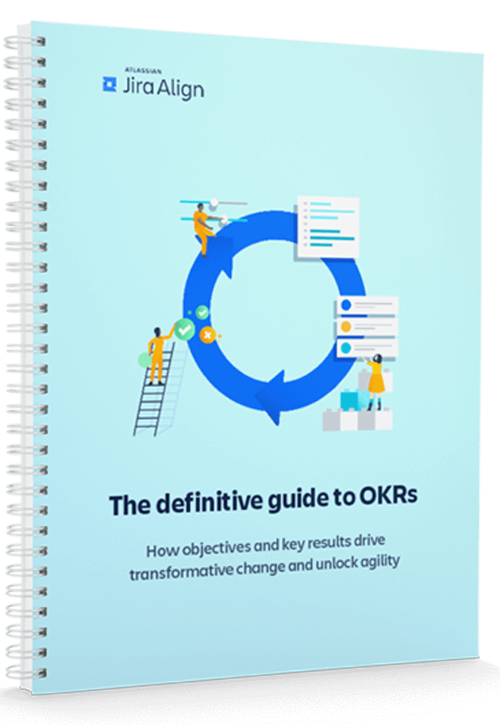 Обложка полного руководства по целям и ключевым результатам (OKR)