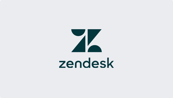 Logo van Zendesk