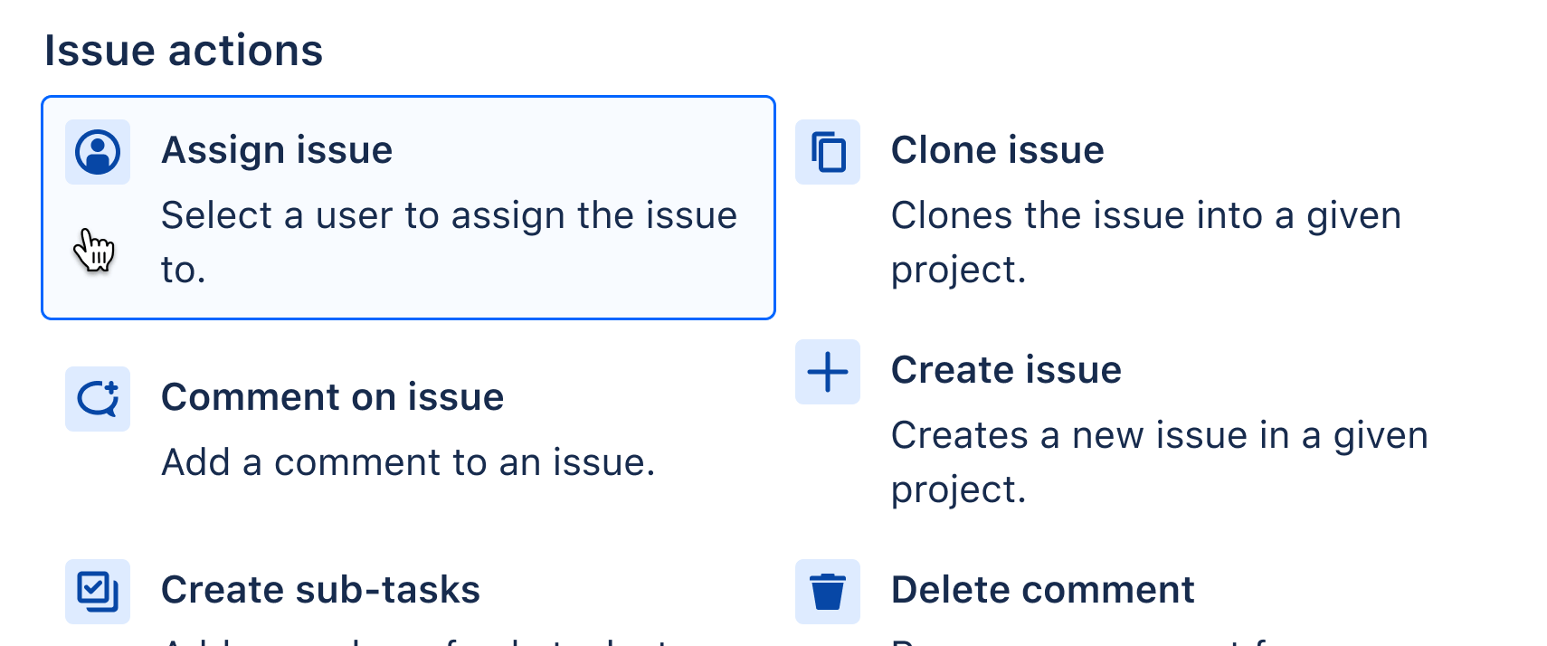 Adding assign issue