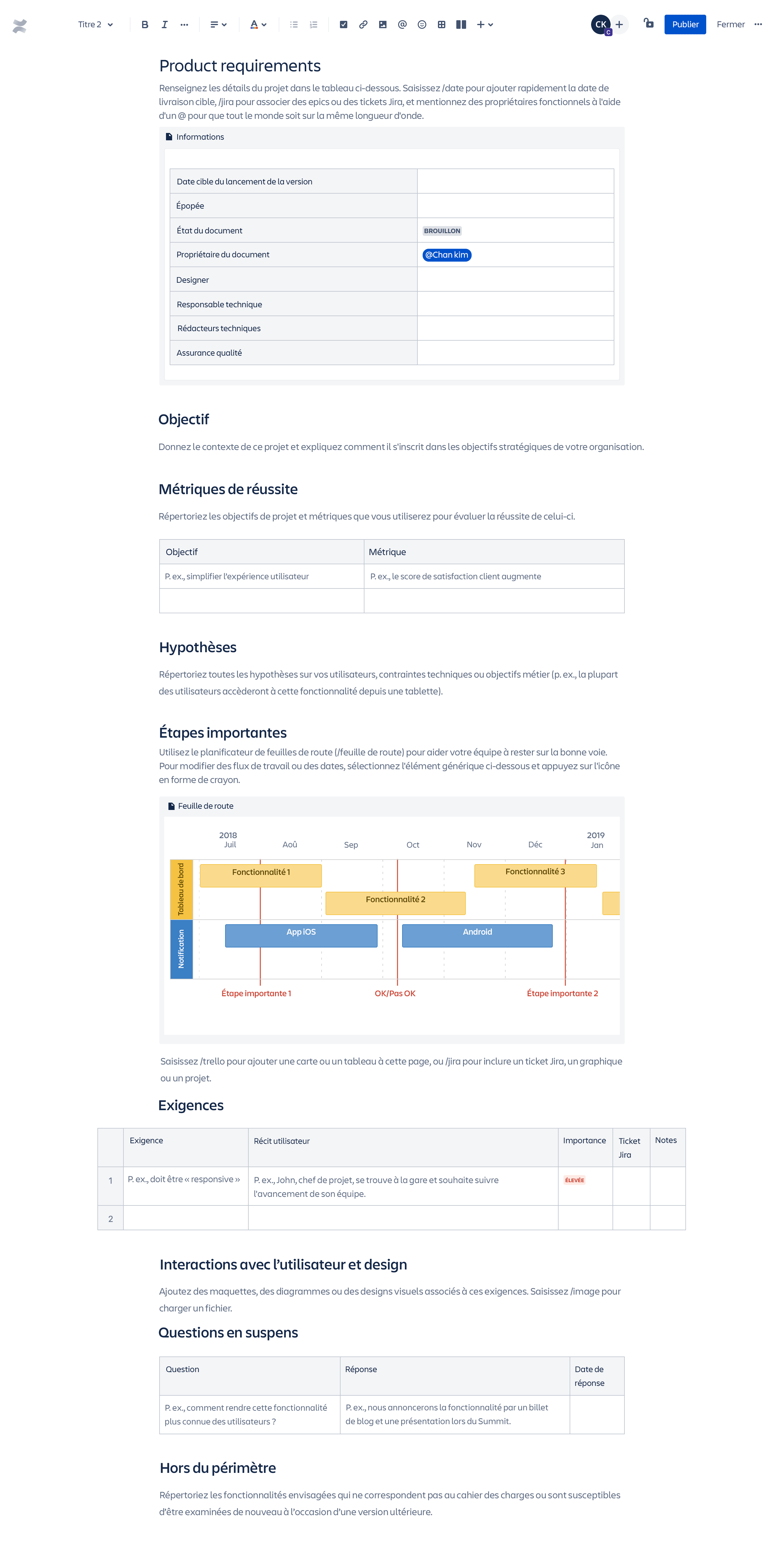 Modèle d'exigences produit