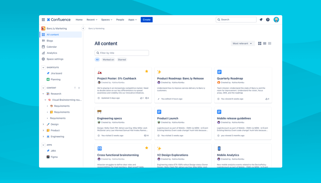 Comparte con Slack desde Confluence