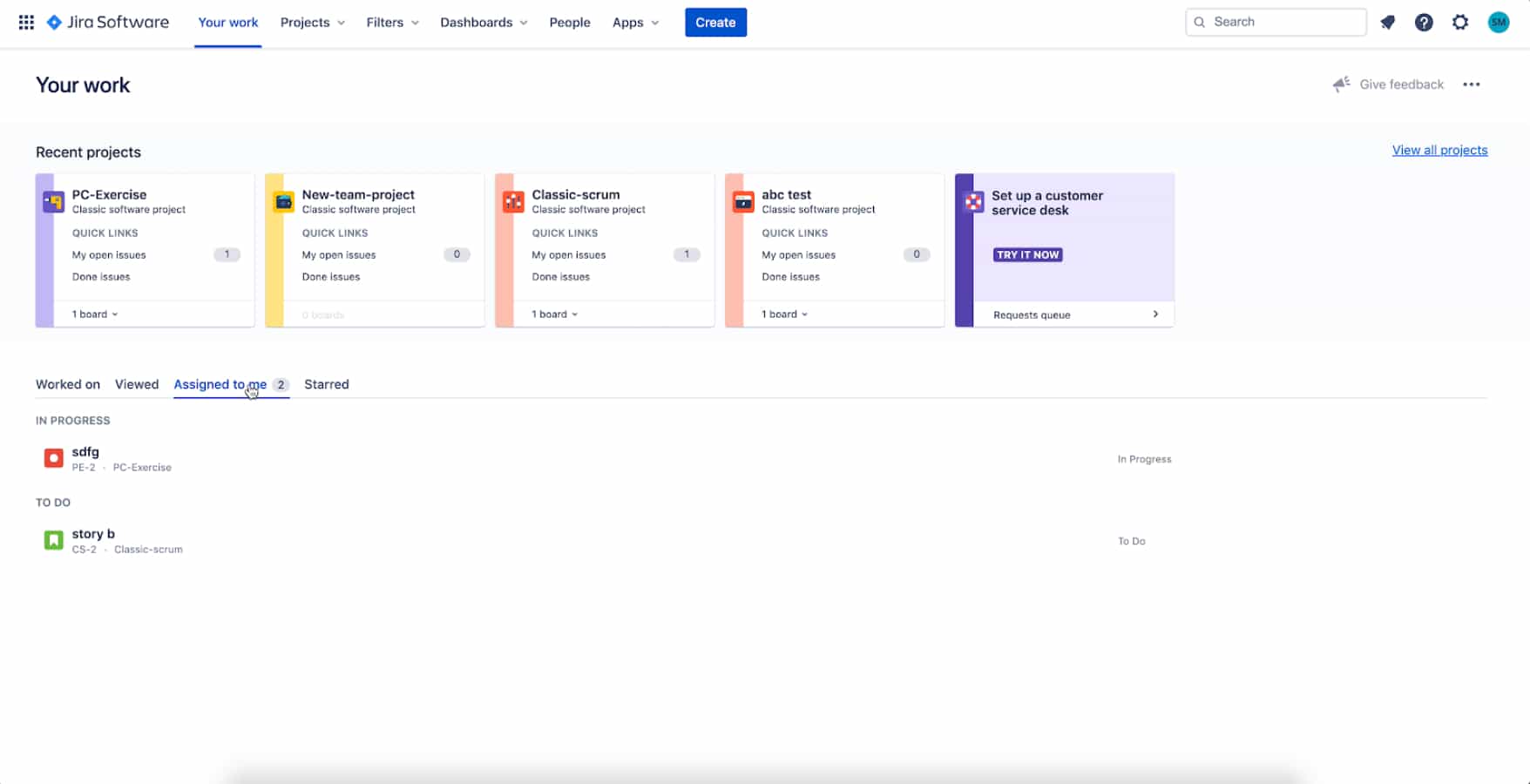 Centralized dashboard