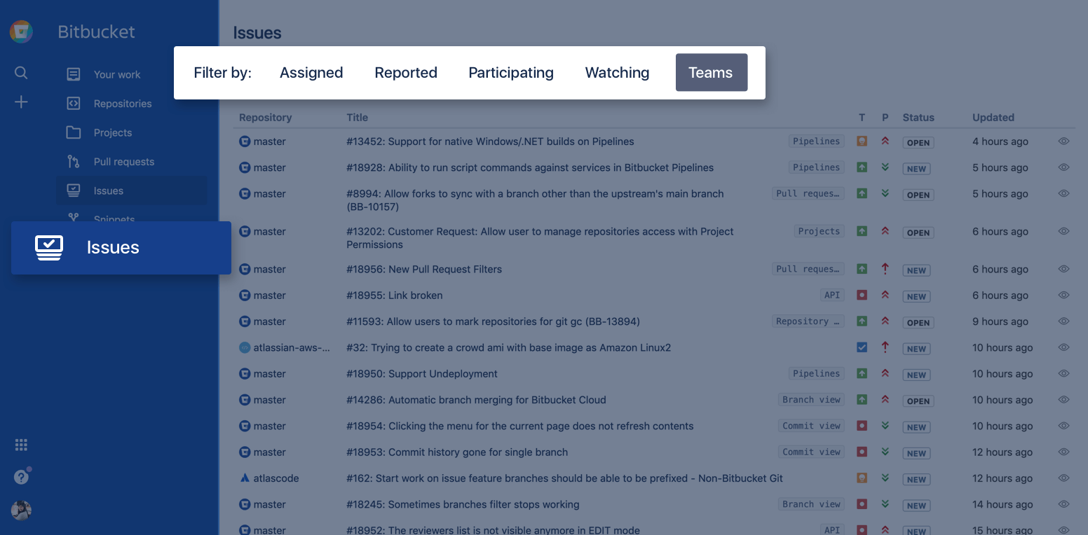 Conoce la IU de Bitbucket | Atlassian