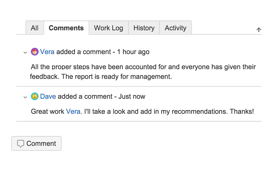 Screenshot of notification