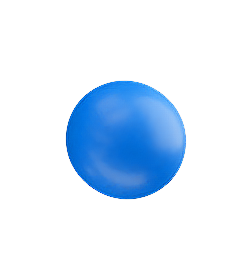 蓝色的球