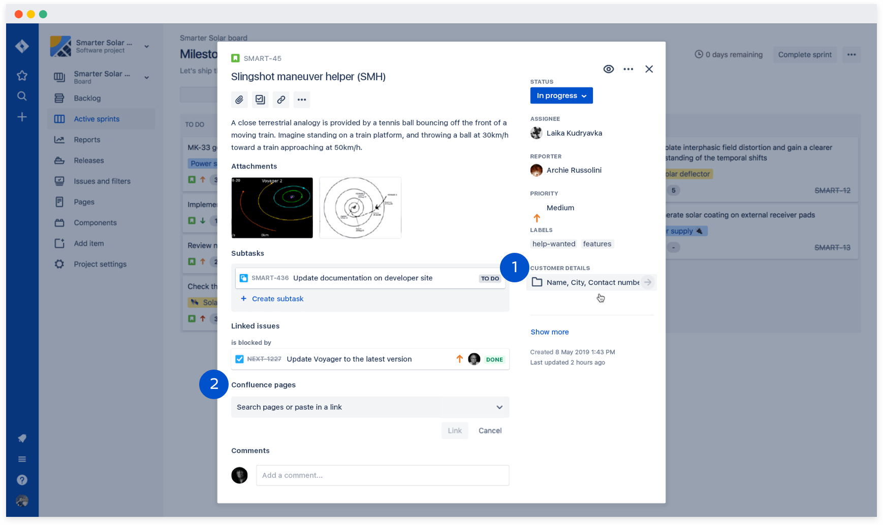 Jira's new issue view
