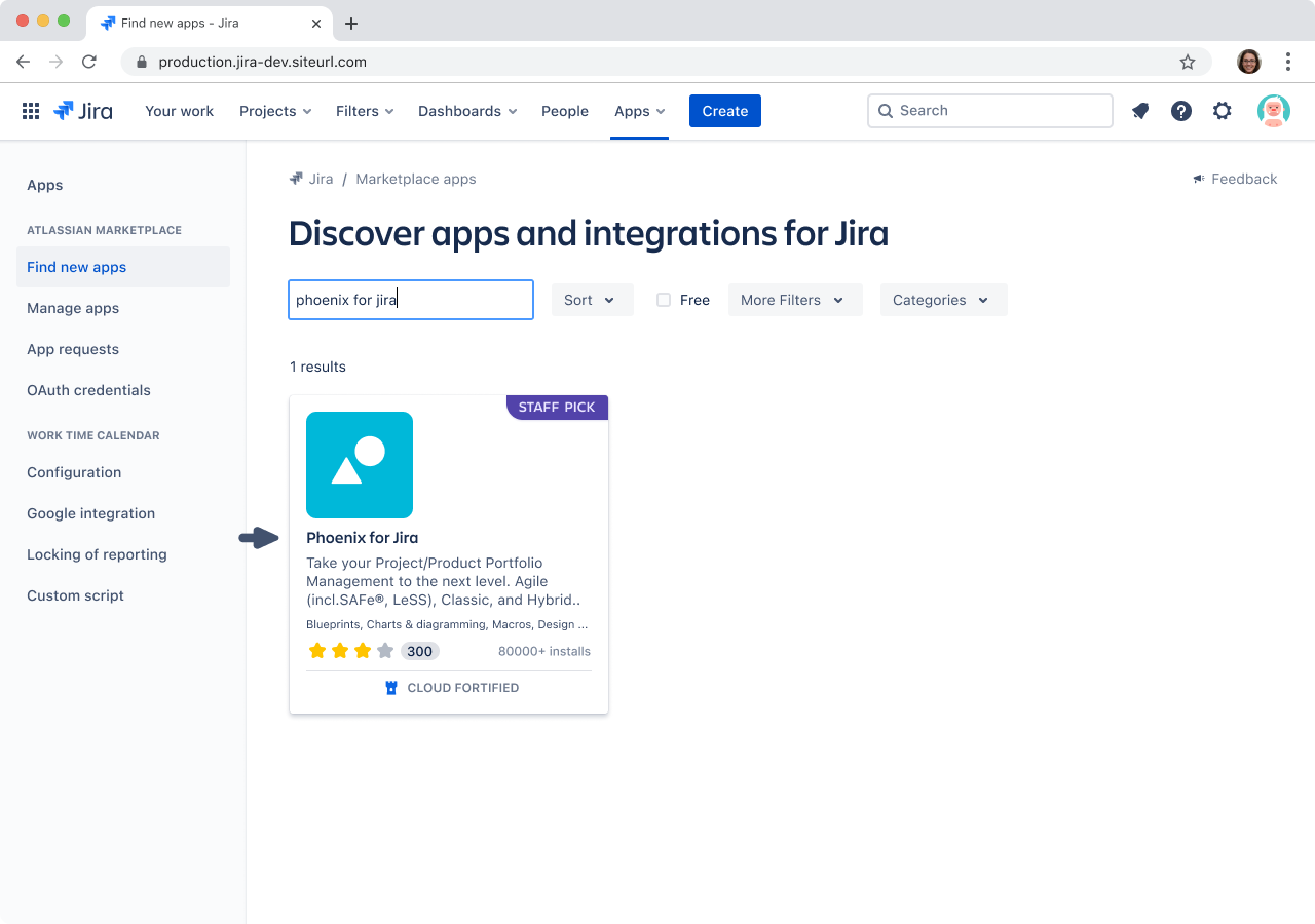 A versão em nuvem do app deve ser exibida.