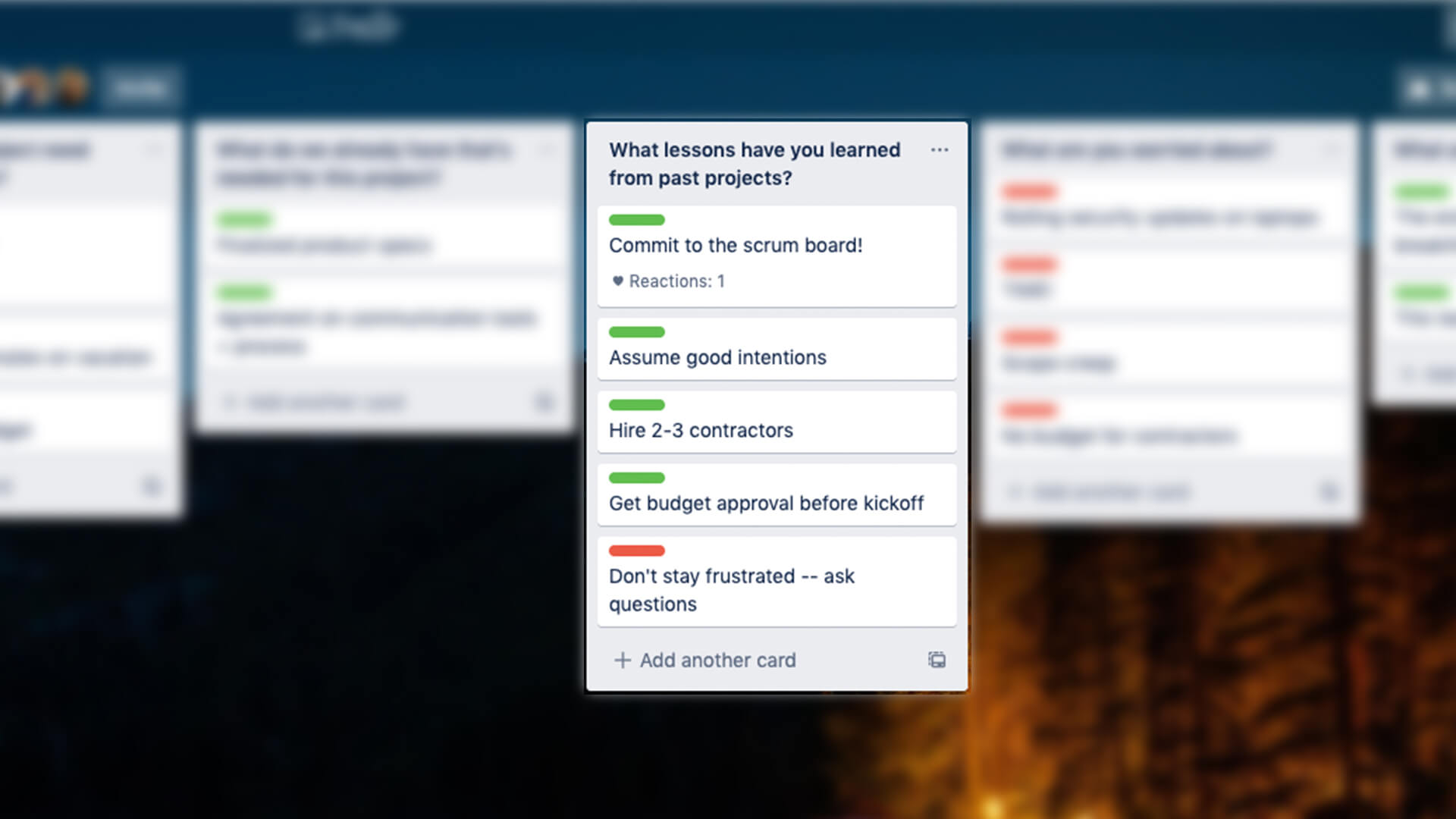 Trello board