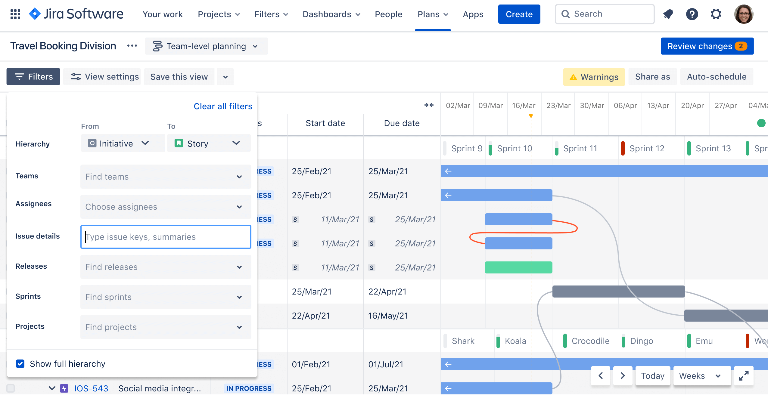 Advanced Roadmaps Cloud