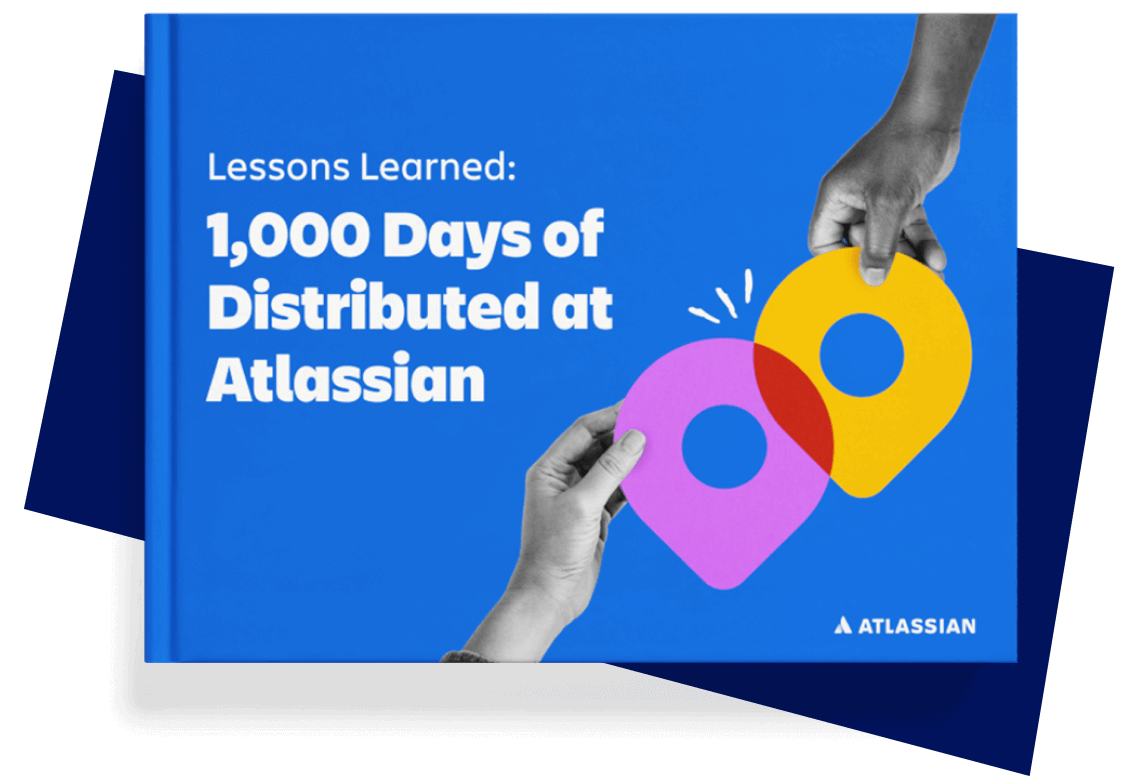 1,000 days of distributed at Atlassian