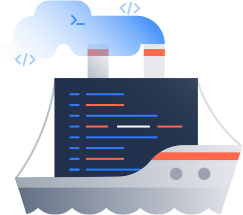 Ship code illustration