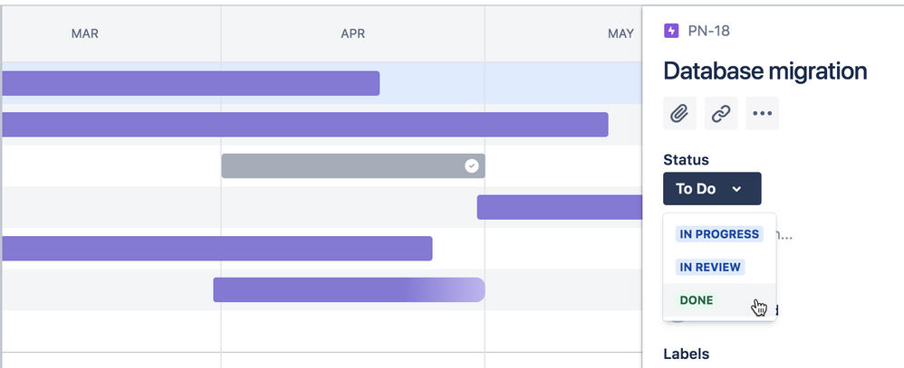 какое назначение у связи epic link jira