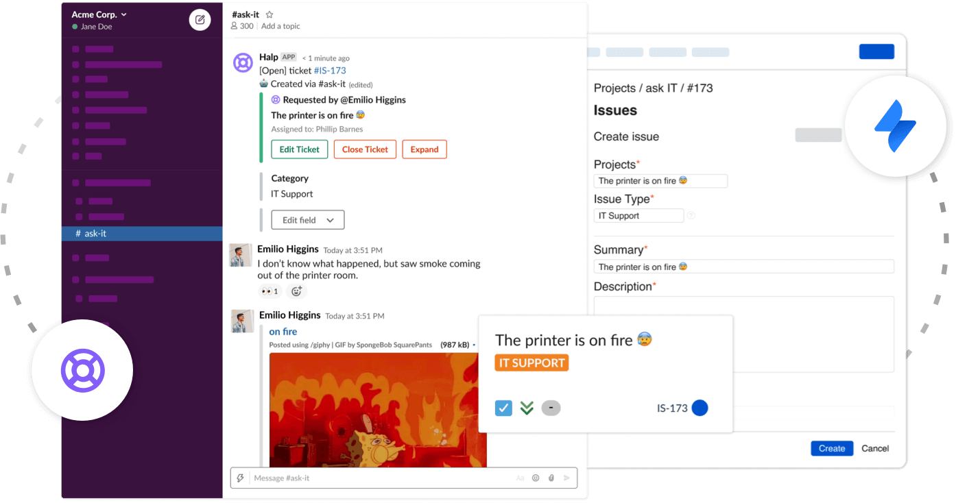 Supercharge your service management by integrating Jira Service Desk and Slack with Halp