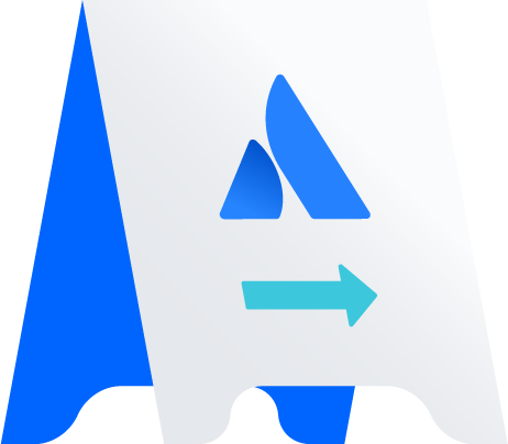 Atlassian A-frame illustration