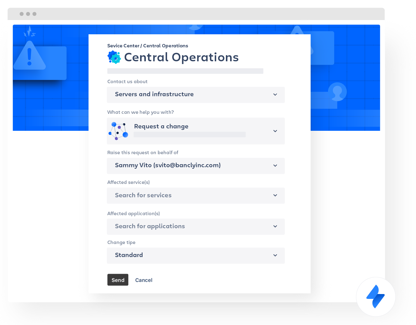 Servicedesk für Operations