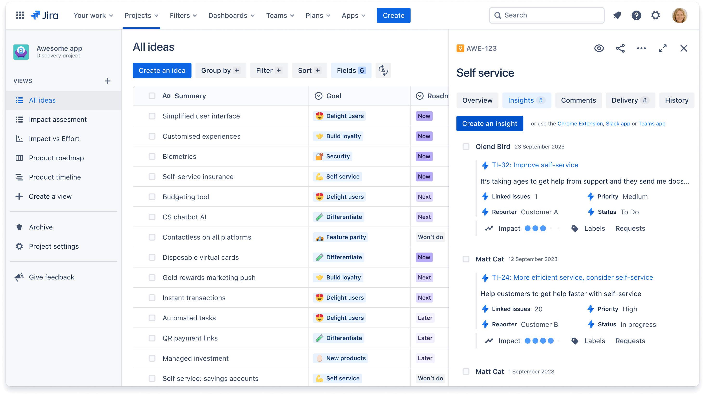 Знакомство с интеграциями в Jira Product Discovery