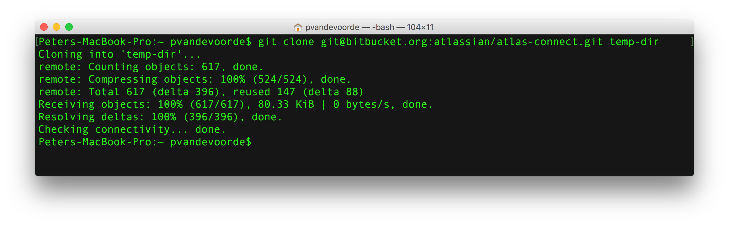 clonare repository ori