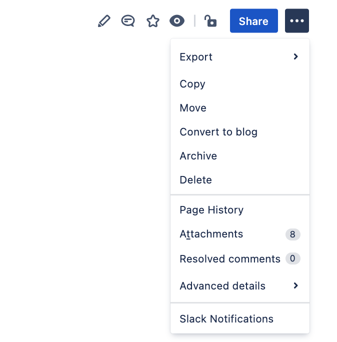 Selecting page history