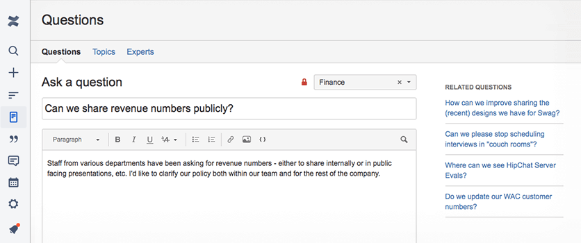 Ask questions, crowdsource answers