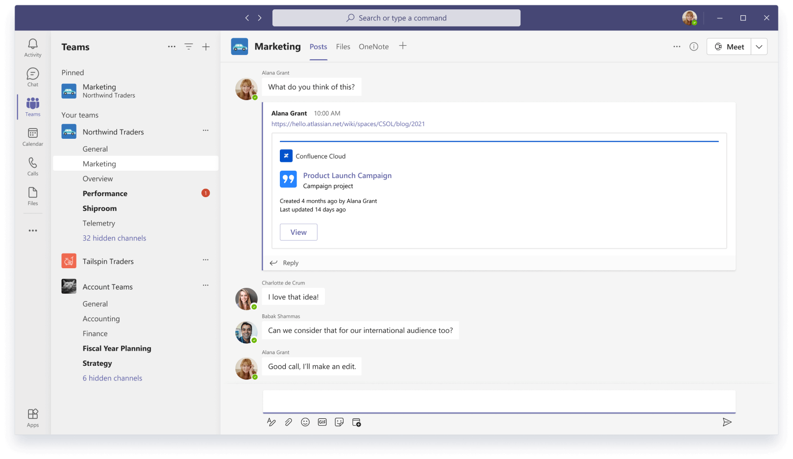 Интеграция Confluence и Microsoft Teams | Atlassian