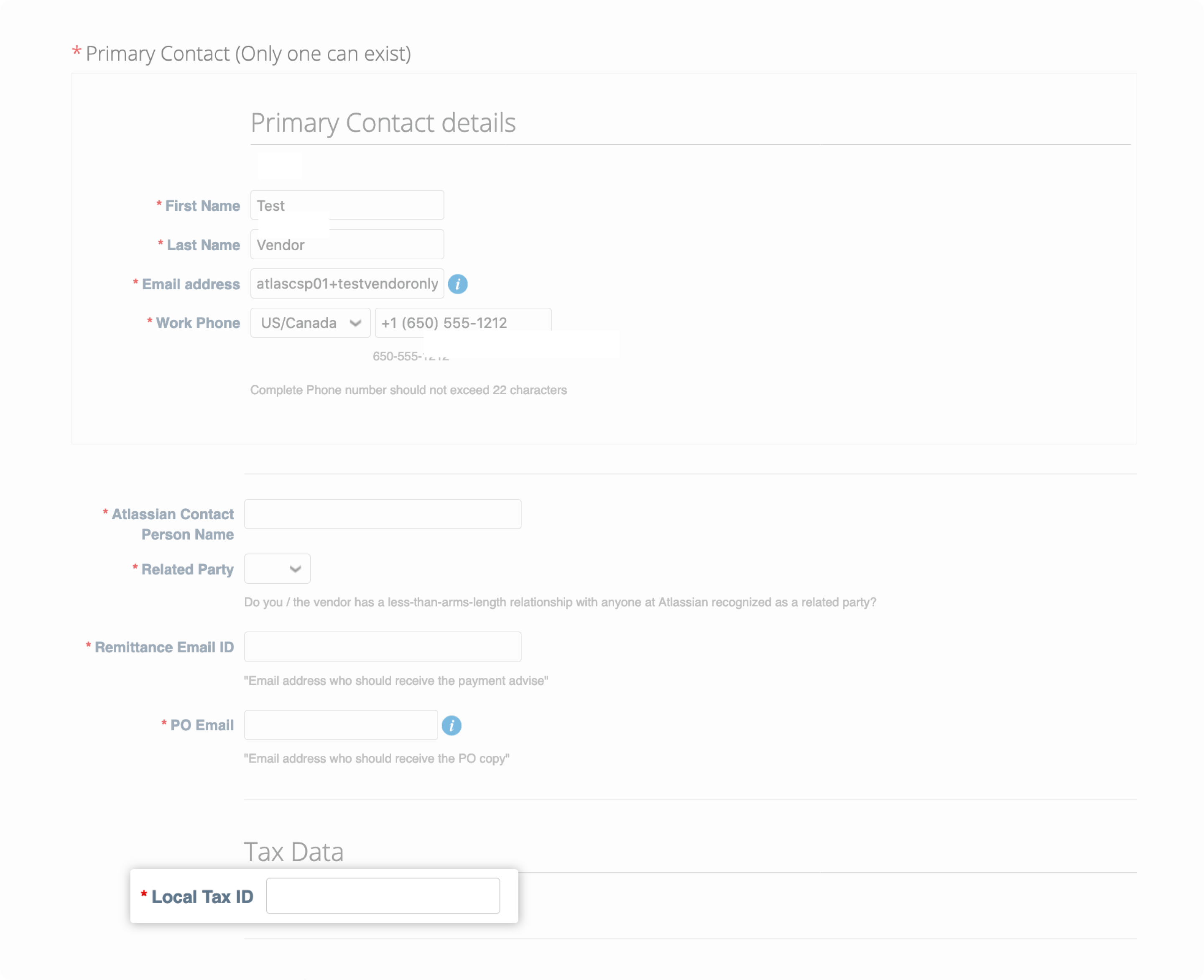 UK tax form