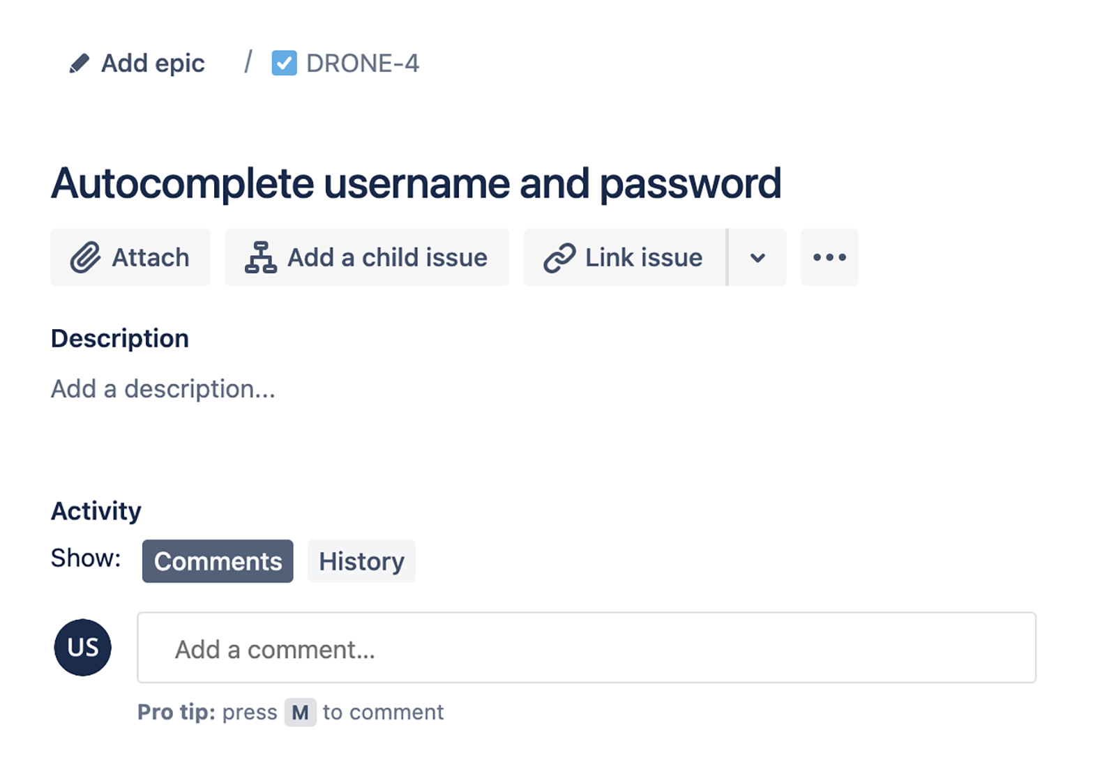 创建 Jira 工作单