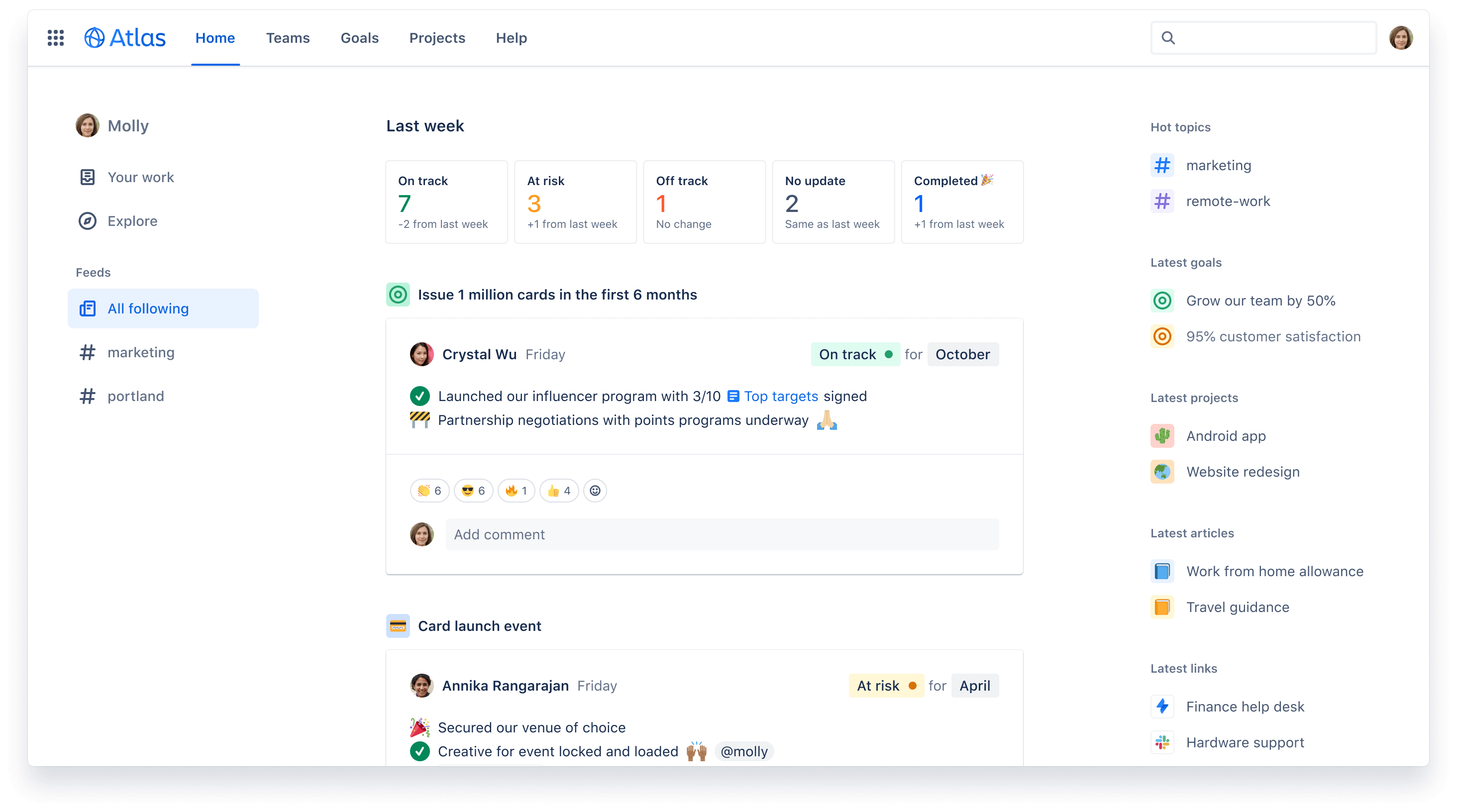 Atlas screenshot