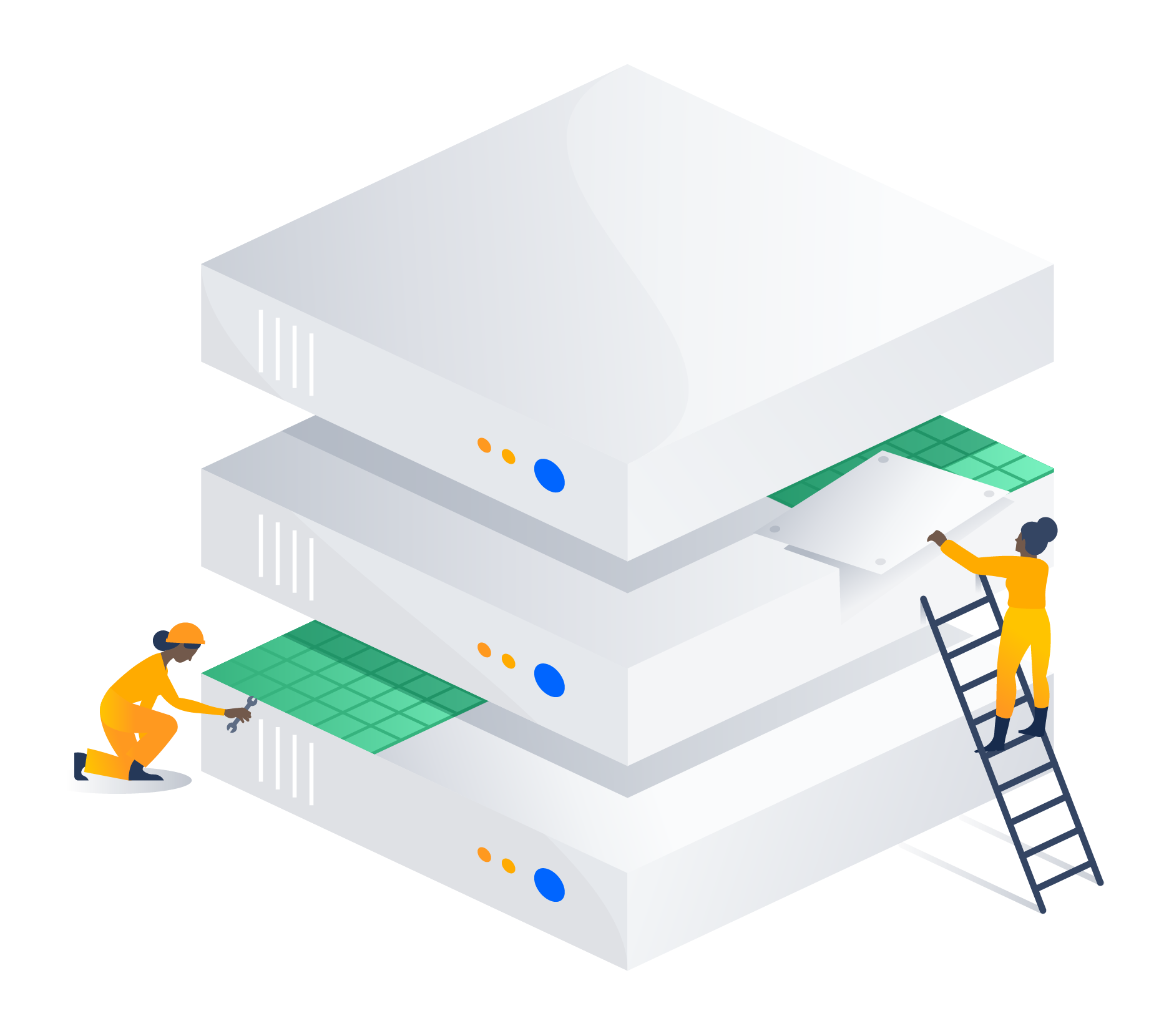 Meeples on Data Center