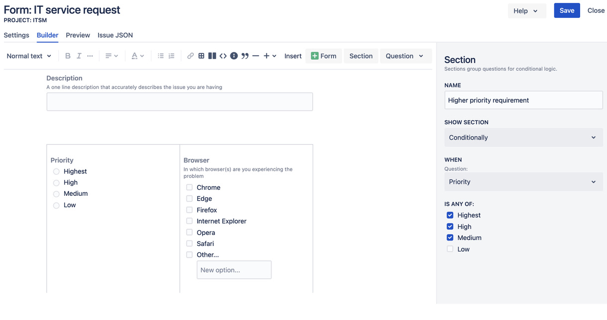 Screenshot del modulo