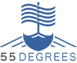 55 Degrees AB のロゴ