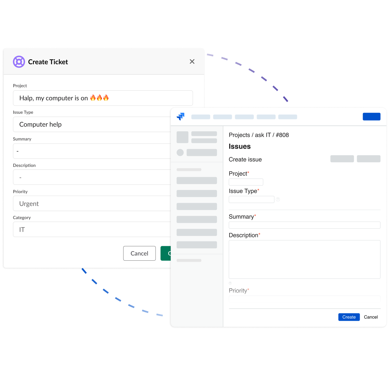 Two-way sync in threads