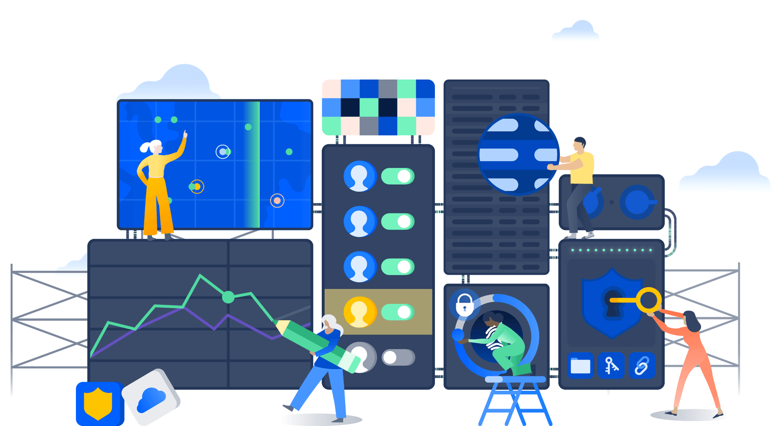 Immagine con diversi grafici